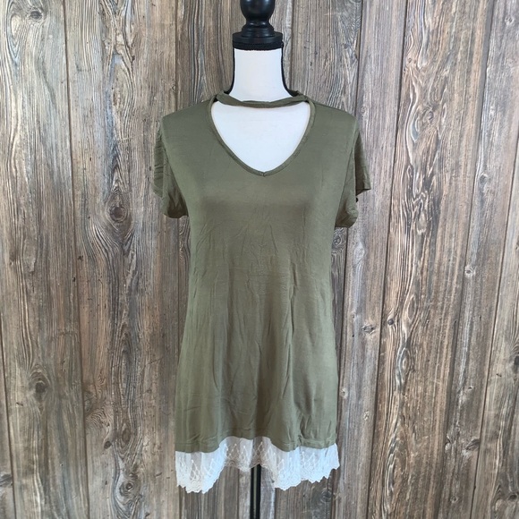 justfy Tops - Justify Green T-shirt